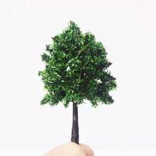 Plastic Trees 4-12cm For Railway Landscape, Suitable For Decorating Railway Landscape Architectural Models, Toys, Mini Model Kits, Forest, Scene Matching - Multicolor - View 7