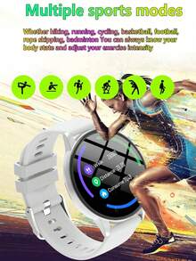 Best Gift Smart Watch For Men And Women, Exquisite Full-Circle Dial, 10mm Ultra-Thin Watch Body, Multiple Sports Modes, Fast Dialing And Replying To Messages, Exquisite Appearance And Colorful Match, Music And Photo Control, Sedentary Reminder - View 4