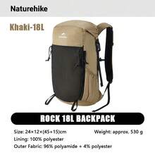 Naturehike 18L Rock Series Hiking Backpack Portable For Camping And Travel - Multicolor - View 12
