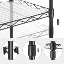 Storage Island & Carts - Black - View 4