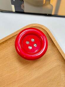 1pc INS Large Button Acrylic Resin Phone Stand, Desktop Foldable Portable Airbag Phone Holder Compatible With Android & 11 Pro Max/12 Pro Max/13 Pro Max/14 Pro Max/15 Pro Max/16 Pro Max/17 Pro Max/18 Pro Max - Multicolor - View 15
