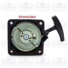 1pc 67mm Pin-Type Recoil Starter, Easy Start Smooth Retraction Shockproof Durable, High-Strength Engineering Plastic With Built-In Metal Spring, 40-5 Pin Pull Starter, Replacement Repair Part For Lawn Mower, Brush Cutter, Gasoline Trimmer, Suitable For Yard Weeding, Orchard, Garden Outdoor Work, All-Season Use, Fixes Starting Failure, Easy Assembly And Disassembly, Compatible With Multiple Garden Machinery Equipment - 40-5 Pull Plate (needle Type) - View 2