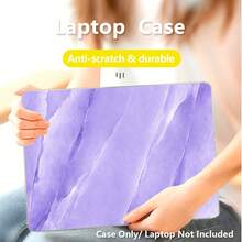 1pc Protective Case For MacBook, Marble UV Printed Pattern, Laptop Protective Sleeve, Minimalist Lightweight Durable Protective Case Suitable For MacBook Air Pro 13.3 13.6 14.2 15.3 16.2 Inch, Suitable For 13 Inch Neo Laptop Protective Case A3404 Model/ D14, D16 - View 2