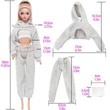 50pcs Doll Clothes & Accessories Set, Including 2 Princess Dresses, 3 Skirts, 2 Swimsuits, 2 Shorts, 3 Casual Outfits, 18 Accessories, 10 Hangers, 10 Pairs Of Shoes, Gift Box Set For 11.5 Inch Dolls (Doll Not Included) - Multicolor - View 3