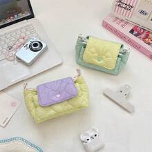 Heart-Shaped Storage Bag, Portable Coin & CCD Camera Organizer, Lipstick & Skincare Pouch, Handbag - Multicolor - View 4