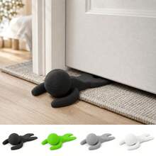 1pc Funny Crawling Man Door Stopper, Creative Human-Shaped Door Wedge, Anti-Slip Anti-Wind Door Block, Decorative Door Stopper For Bedroom, Office And Home Security Protection - Multi-color - View 5