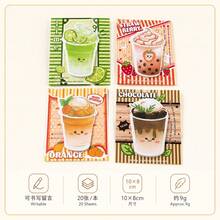 Ins Cartoon Beverage Sticky Notes, Student Reusable Memo Pads, Cute Highly Attractive Stationery Decoration, Multi-Use - A - View 5