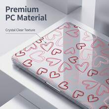 1件裝透明水晶防震保護殼，適用於MacBook/Matebook，全透明硬PC外殼附散熱孔，貼合式筆電殼，相容13 Neo/13.3 Air/13.3 Pro/13.6 Air/14.2 Pro/15 Air/16.2 Pro/D16/14 Ultra - 查看 7