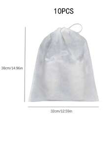 Portable Shoe Bag, Dust-Proof Shoe Cover, Non-Woven Fabric Dust-Proof Drawstring Storage Bag, Anti-Yellowing Dry Bag Travel Storage Bag - View 16