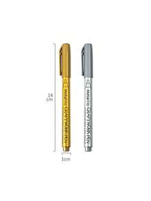 Gold Tombstone Touch-Up Pen, Repairs Faded Engravings On Tombstones And Granite Surfaces, Weather-Resistant And Quick-Drying, Designed For Cemetery Maintenance And Color Restoration Of Marble And Tiles - Multicolor - View 9