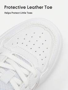 Balabala Sepatu Kanvas Anak Model Low-Top Terbaru 2025, Warna Putih yang Bernapas - nada merah putih - View 6