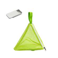 1 Set Small Pet Travel Kit - Breathable Lightweight Mesh Crossbody Bag With Portable Metal Food Container; Suitable For Carrying Small Pets And Birds Outdoors. - Multicolor - View 10