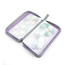 High-Capacity 96-Disc CD Storage Case – Hard-Shell, Water-Resistant DVD/CD Holder With Handle And Zipper Closure - View 4