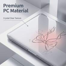 1-Piece Clear Crystal Shockproof Protective Case For MacBook/Matebook,Full Transparent Hard PC Cover With Cooling Vents,Snug Fit Laptop Shell,Compatible With 13 Neo/13.3 Air/13.3 Pro/13.6Air/14.2 Pro/15Air/16.2Pro/D16/14 Ultra - View 7