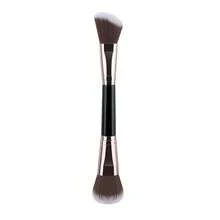 2-In-1 Double Ended Makeup Brush, Soft Fluffy Bristles, Ideal For Foundation, Eyeshadow & Concealer Application - Multicolor - View 11