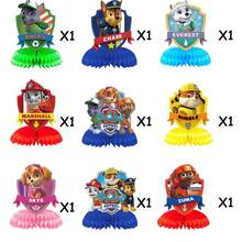 1pc/9pcs Cartoon Anime Honeycomb Desktop Decoration, Style Decor With Classic Cartoon Anime Character Patterns (Balloons Not Included). Exquisite Table Centerpiece Ideal For Fan Gatherings, Themed Parties, Photography Props And Fan Collectibles. Elegant Gift For Fans And Anime Enthusiasts - View 7