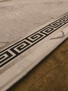 Non-Slip, Washable, Digitally Printed Rug, Runner, Kitchen Rug, Suitable For Living Room ,Bedroom , Outdoor - Silver - View 6