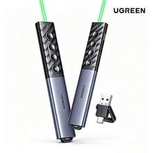 UGREEN LP386 Turner PPT Laser Hijau Isi Ulang, Pena Kontrol Jarak Jauh Bluetooth untuk Guru, Presenter Nirkabel Antarmuka Ganda Tipe-C/USB - View 8