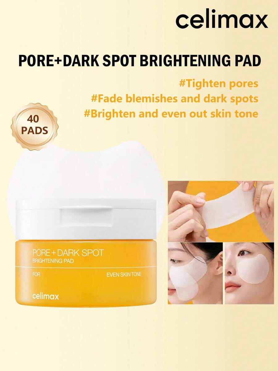 celimax Pore+ 亮白淡斑棉片 40片,適用於毛孔粗大,含玻尿酸,緊緻毛孔,溫和不刺激,保濕滋潤,適合敏感肌 - 40 pads - 查看 1
