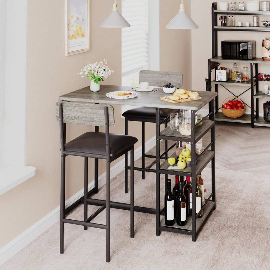 Dining Table & Chair Sets - Brown - View 1