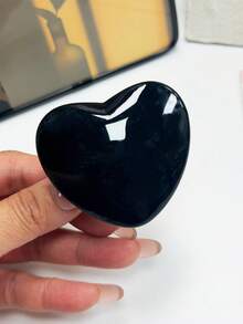 1pc INS Heart-Shaped Phone Stand, Desktop Foldable Portable Airbag Phone Holder, Compatible With Android & Apple 11 Pro Max/12 Pro Max/13 Pro Max/14 Pro Max/15 Pro Max/16 Pro Max/17 Pro Max/18 Pro Max - Multicolor - View 10