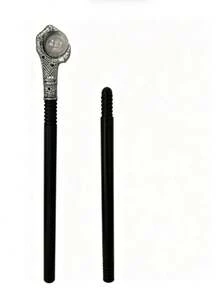 Halloween Performance Prop Stage Performance King Prince Scepter White Pearl Claw Queen Princess Cosplay Costume Accessory - Multicolor - View 2