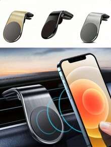 Dudukan Ponsel Mobil, Dudukan Ponsel Ventilasi AC Mobil, Cocok untuk Perangkat Navigasi, Dudukan Ponsel Berbentuk L - Berbagai gaya - View 2