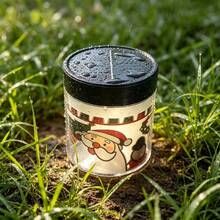 1/2/4PCS Solar Powered Santa Claus Projection Wall Light, Holiday Lighting Solar Garden Lamp, Light Sensing Function LED Decorative Light, Waterproof Santa Claus Pattern Landscape Projection Light, Detachable And Replaceable Film Design, Automatic Night Sensing Decorative Light, Garden Patio Villa, Christmas And Holiday Party Decoration - white light - View 7