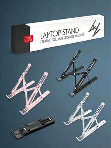 Adjustable Height Laptop Stand, Desktop Riser, Portable Foldable, Lightweight & Durable, Tablet Holder - Multi-color - View 7