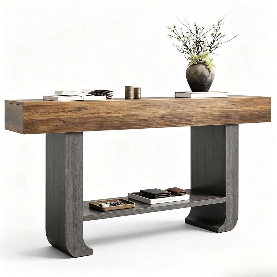 Sofa & Console Tables - Coffee Brown - View 1