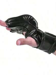 Open Finger Boxing Gloves, MMA Thickened Adult Gloves, Suitable For Punching Bag Training, Fighting And Combat - Multicolor - View 3