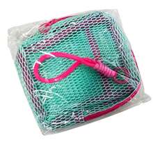 1pc Mini Macaron-Colored,Fresh-Style,High-Quality,Multi-Functional Mesh Storage Bag Features A Cute Wallet-Style Design,A Portable Cosmetic Bag,A Zippered Tissue Holder,And A Tampon Organizer For Girls.Suitable For Home,Travel,Vacation,And School Use - Multicolor - View 12