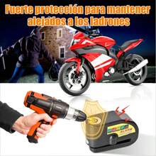 Anti-Theft Motorcycle Lock With Alarm Function, Motorcycle Lock With Cable, High-Security Lock, Suitable For Off-Road Motorcycles And Electric Vehicles. - A - View 6