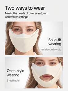 Beneunder Multi-Chamber High Wind-Resistance Warm Mask PM000 - Blue Smoke Grey - View 3