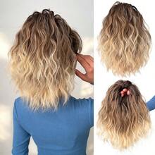 HEYPINK Wavy Messy Bun Hair Extensions, Synthetic Curly Hair Scrunchie Elastic Hair Tie, Thick Volume Tousled Updo Hair Piece, Instant Ponytail Chignon For Ladies Tousled Updo Chignon Ponytail Hair Extensions For Women, Multiple Colors Available - Dark Brown - View 15