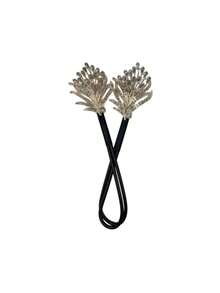 1pc Super Fairy Princess Style Feather Headband, Suitable For Performance Occasions, Also A Beautiful Birthday Gift Or Headpiece For Piano Performance. - Champagne - View 7