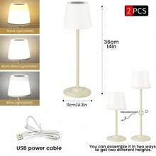 LED Rechargeable Shower Lamp, 1800mAh Lithium Battery, Smart Touch Switch, 3-Color Light Switching With Adjustable Brightness, Decorative Room Light, Multi-Functional Night Light, Compact Design - Detachable, Suitable For Bedroom/Couple Dinner/Desk/Living Room/Dining Room, Perfect Gift - Transparent Table Lamp - View 21