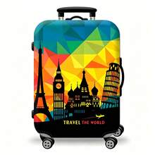 Thickened Elastic Luggage Cover, Protective Suitcase Cover, Fits 18-32 Inch Luggage, Travel Accessory - Multicolor - View 11