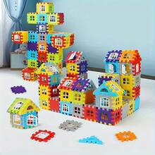 300pcs STEM Building Blocks Toy, Suitable For Toddlers And Children, Featuring Multi-Color Interlocking Blocks And Color-Coded System, Can Be Used To Build Tall Towers, Ideal Choice For STEM Learning Gift And Educational Games - Multicolor - View 6