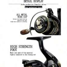 PENN Innovative Waterproof Spinning Reel, Maximum Drag Fishing Reel, Suitable For Bass And Pike Fishing - Multicolor - View 4