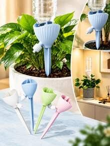Adjustable Automatic Plant Watering Drip Stake, Self-Watering Watering Device For Potted Plants With Valve Speed Control, Indoor/Outdoor Flower Pot Seepage Irrigator, Gardening Travel Plant Irrigation Tool, Multi-Color Automatic Watering Drip Stake - Multicolor - View 3