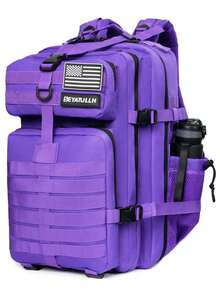 SEYATULLH Ransel Taktis 45L, Tas Olahraga Luar Ruangan, Hiking, Panjat Tebing, Berkemah dengan Kantong Botol - MultiWarna - View 31