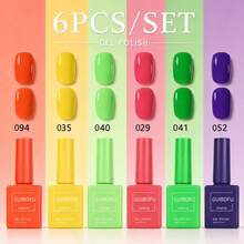 Set Kutek Gel 6 Warna dengan Botol yang Sesuai Warna, Cocok untuk Manikur Wanita di Musim Semi, Gugur, Dingin, dan Musim Panas, Manikur DIY di Rumah, Penataan Manikur Sehari-hari, Set Gel Warna-warni untuk Penggunaan Pribadi, Manikur di Rumah dan Desain Manikur Musiman - MultiWarna - View 76