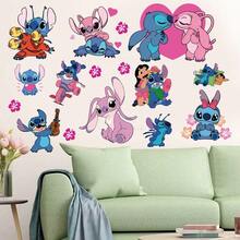 1 buah Stiker Dinding Dekoratif PVC Perekat Diri Kartun Disney Stitch, Tahan Air untuk Rumah - View 2
