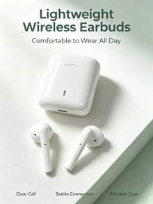 SZLWSM Bluetooth 5.3 Wireless Earbuds True Wireless Earphones High Audio Quality Built-In Microphone Stable Signal Sweat-Proof Durable Lightweight In-Ear Design Suitable For Sports Music Calls Compatible With Apple And Android - View 1