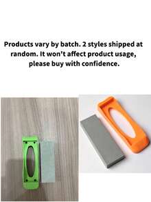 2/1pc High Hardness Sharpening Stone Set With Non-Slip Base, Professional Sharpening Tool For Kitchen Knives, Car Blades, Industrial Metal Polishing And Tableware Sharpening And Maintenance, Durable And Easy To Use And Maintain - Multicolor - View 9