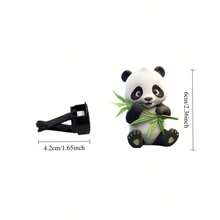 Cute Panda Acrylic Car Air Vent Decor Aromatherapy Clip, Car Air Freshener Vent Ornament - A - View 5