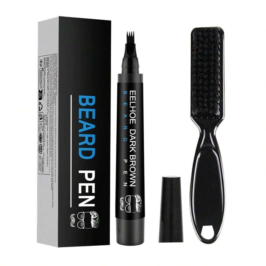 Beard & Mustache Styling Tools - Brown - View 1