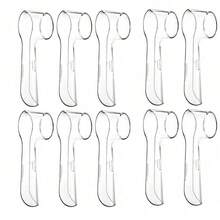 1/2/4/8pcs Dust-Proof Toothbrush Covers, Electric Toothbrush Head Covers, Portable Toothbrush Head Box, Toothbrush Covers, Dual-Head Electric Toothbrush Covers, Electric Toothbrush Replacement Head Covers, Suitable For Travel, Bathroom, Business Trip And Back To School - Clear - View 1