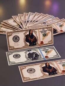 客製化競選美金鈔票，印有您臉孔的假錢/鈔票，皇后競選、投票給我、遊戲用錢、個性化美金、拍照亭道具、獨特禮物、派對小禮、美感派對裝飾、派對禮物、獨特禮物 - 彩色 - 查看 4